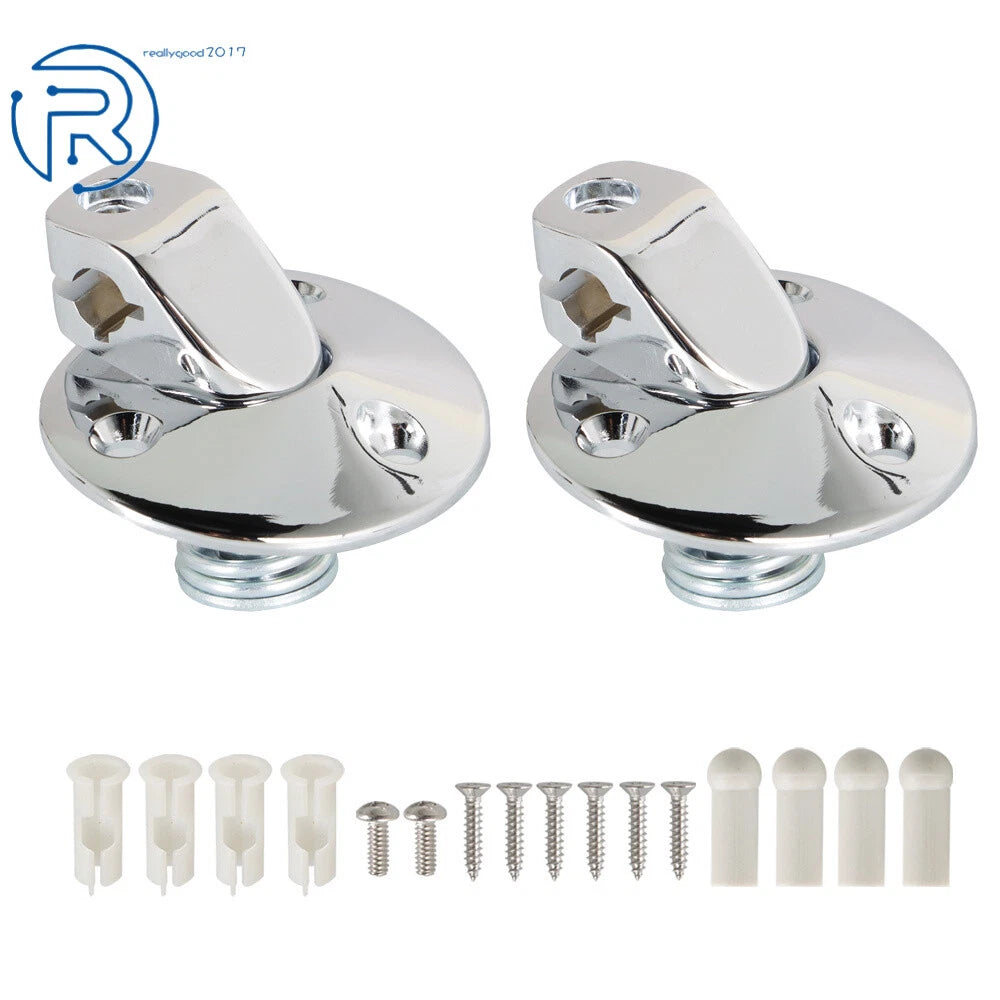 Set of 14 Chrome Sunvisor Support Brackets Kit for Coupe