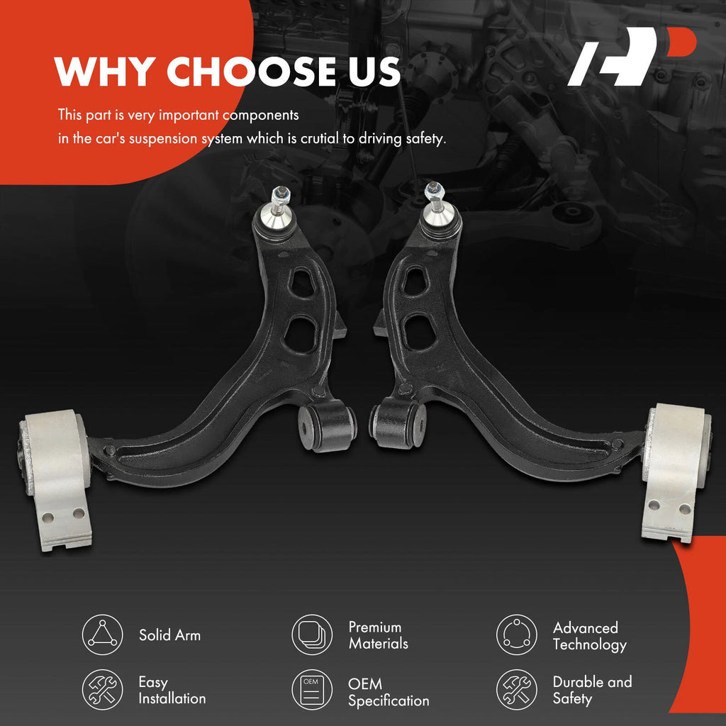 2X Front Lower Control Arm with Ball Joint for Ford Taurus (2008-2019)