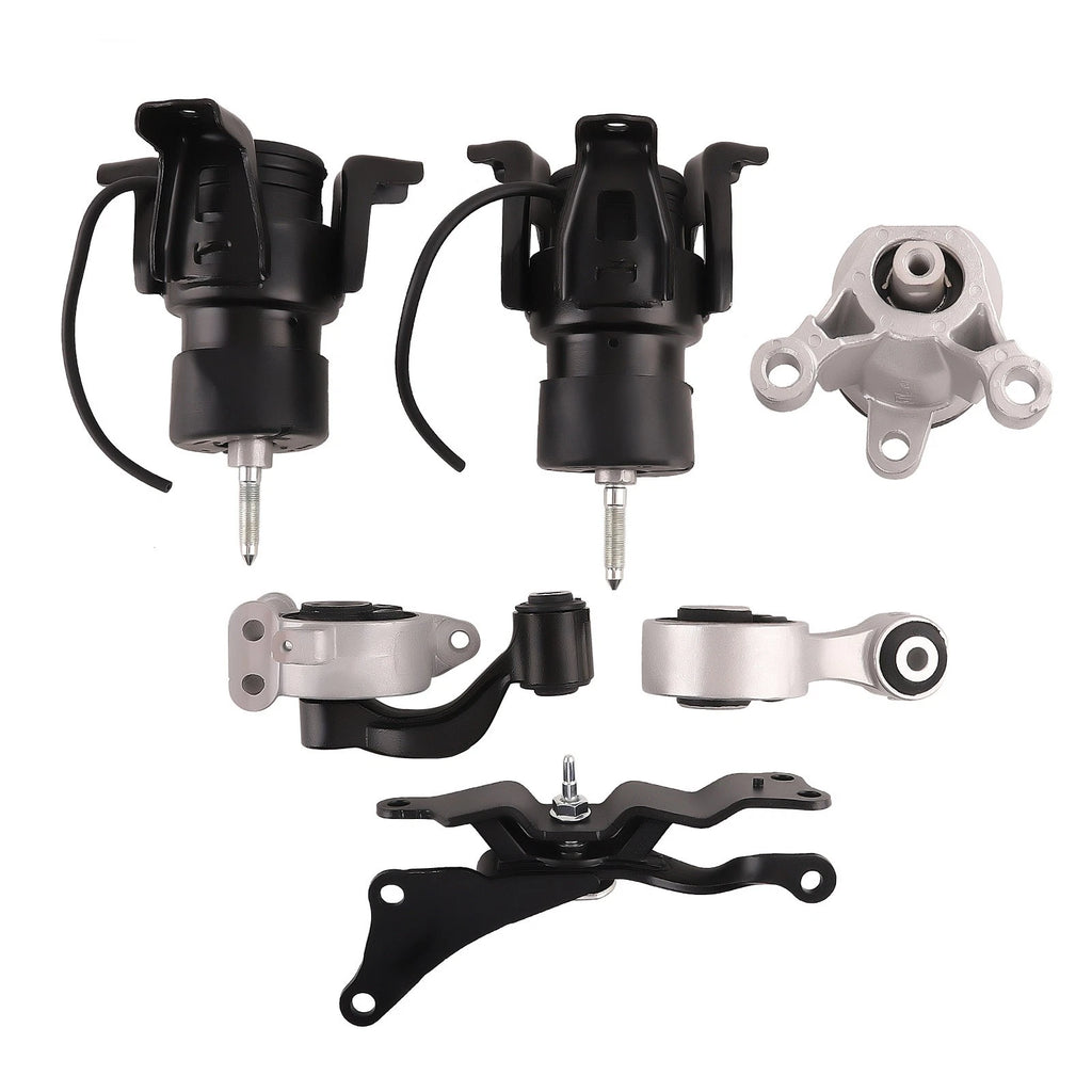 Set of 6 Engine and Transmission Mounts for Nissan Murano (2009–2014)