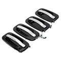 Set of 4 Outer Exterior Door Handles for Chevy Silverado GMC Cadillac (1999–2006)