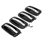 Set of 4 Outer Exterior Door Handles for Chevy Silverado GMC Cadillac (1999–2006)