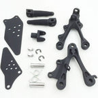 Foot Peg Brackets for Kawasaki ZX6R (2009–2011) - Silver