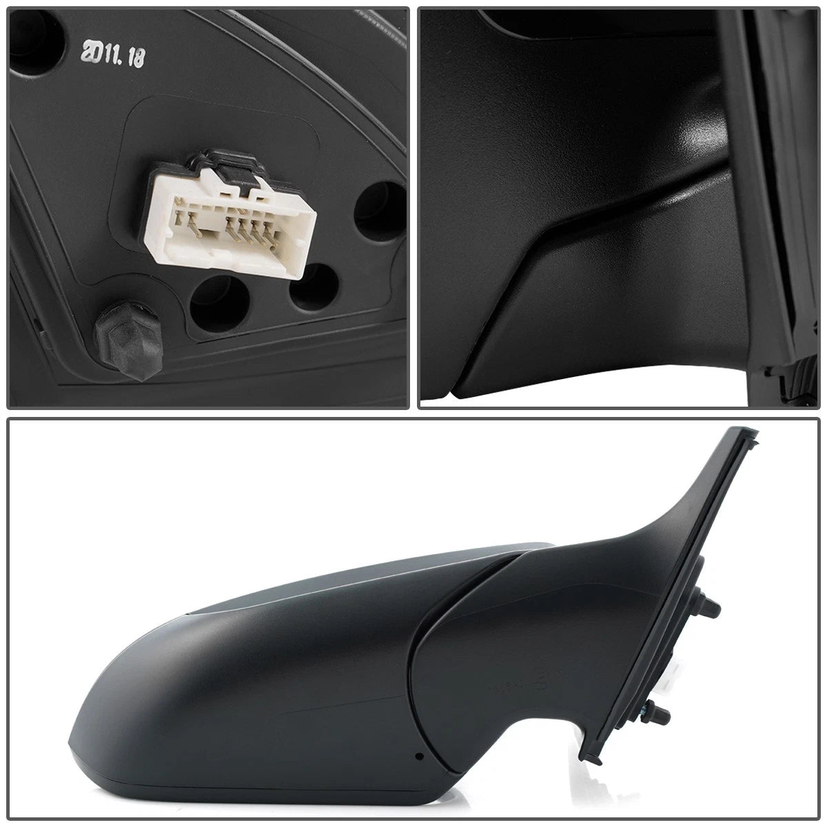 Heated Powered Door Mirror Right for Hyundai Elantra (2017–2018) HY1321226