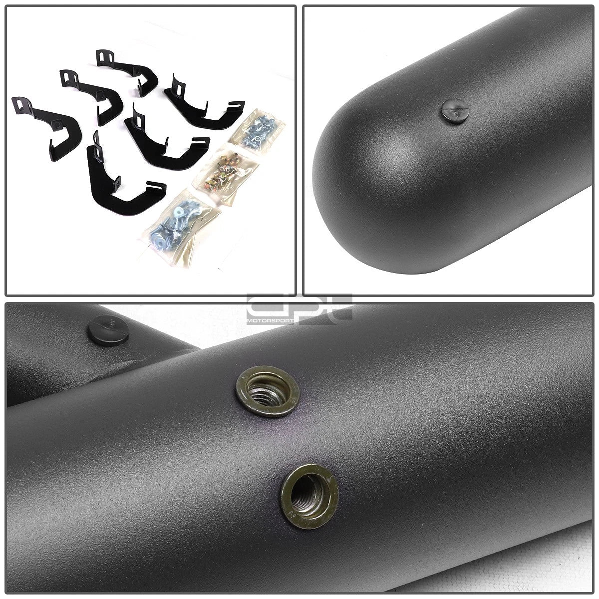 3" Black Step Bar Nerf Running Boards for Silverado/Sierra (2007–2019)