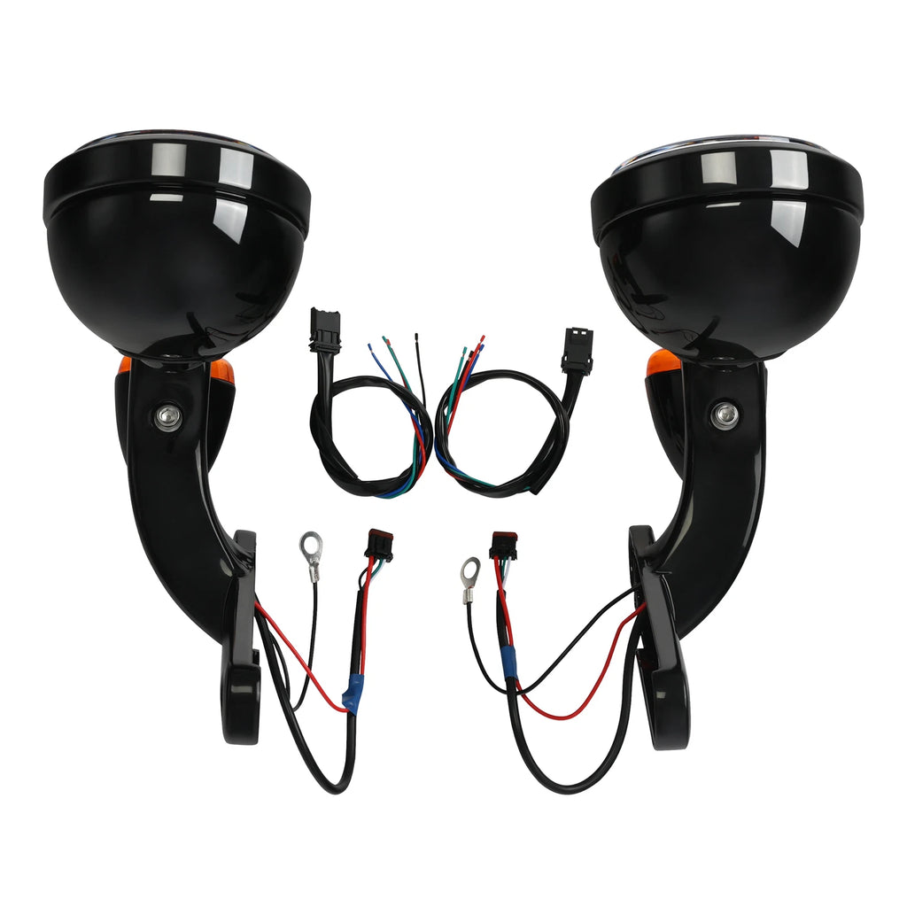 Auxiliary Fog Light Bracket with Turn Signals for Harley Electra Glide (1994–2024)