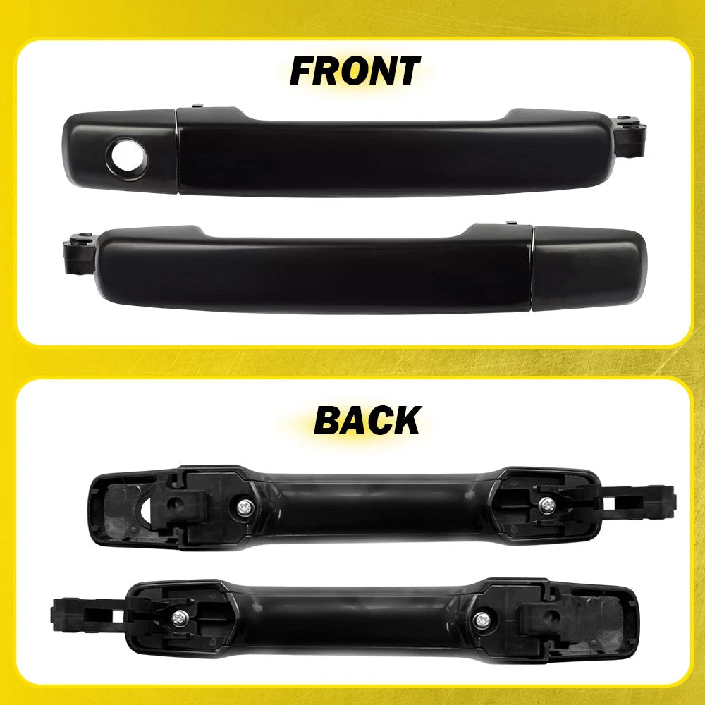 Exterior Door Handle for Nissan Frontier (2005–2022) Smooth Black
