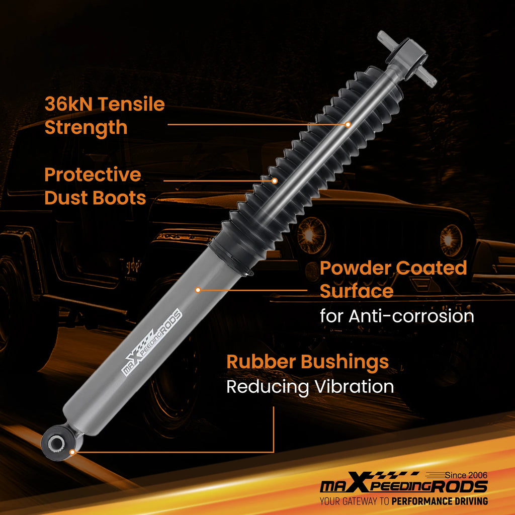 4 Inch Suspension Lift Kit for Jeep Wrangler TJ 4WD (1997–2002) w/Shocks