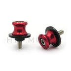 2X Swingarm Sliders Spools for Honda (All Models, All Years) 8mm Red