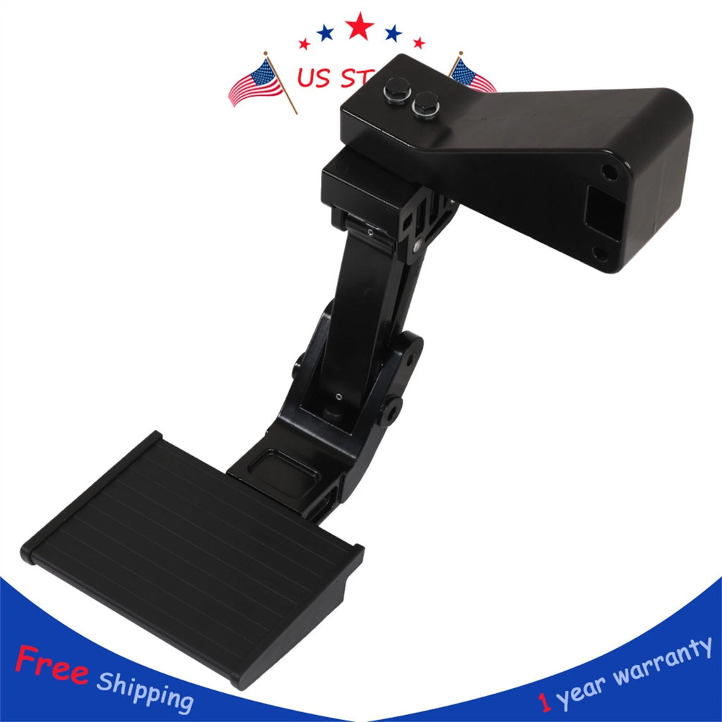 Black Swing Out Bed Corner Step for Dodge Ram 1500 2500 (2019–2023)