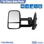 Left Manual Towing Mirror for Chevy Silverado GMC Sierra 1500 2500 3500