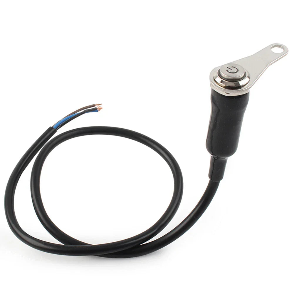 LED Switch ON/OFF 7/8" Handlebar Mount Push Button for Fog Headlight B