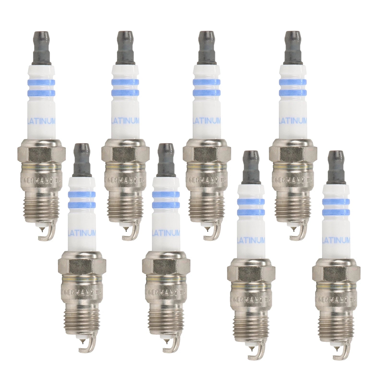 Set of 8 Spark Plugs for Buick Cadillac Chevy GMC Pontiac (Bosch Platinum 6708)