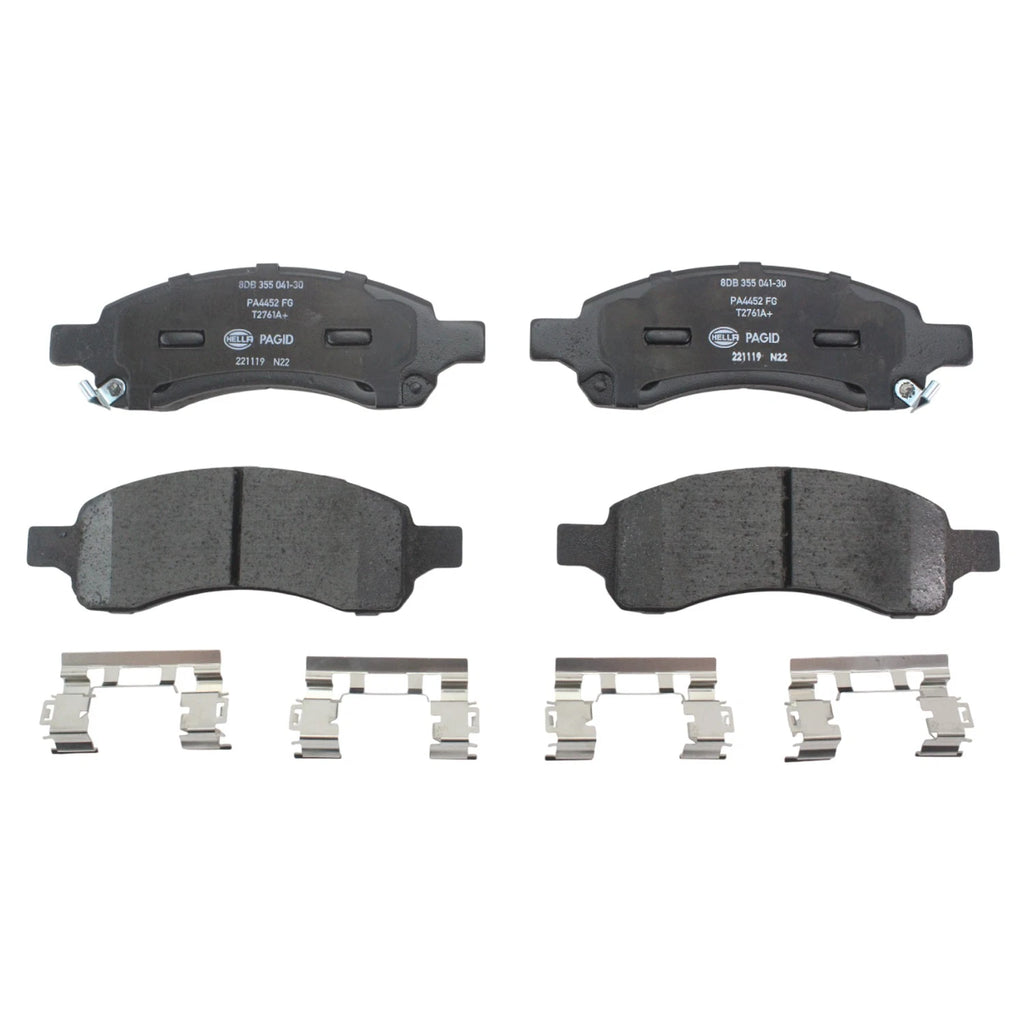 DuraGo Front Rotors & Hella Ceramic Brake Pads Kit for Enclave Traverse (2008–2017)