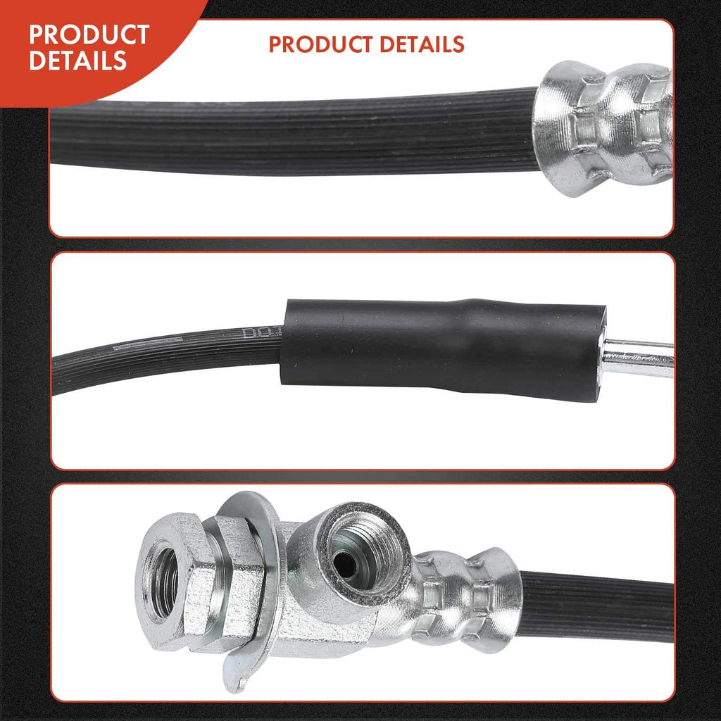 Front Left Brake Hydraulic Hose for Ford F-150, Bronco (1990–1996)