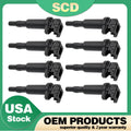 8X Ignition Coil & 8X Spark Plug 0221504470 for BMW X3 X5 328i 335 525 530 535i (2004–2013)