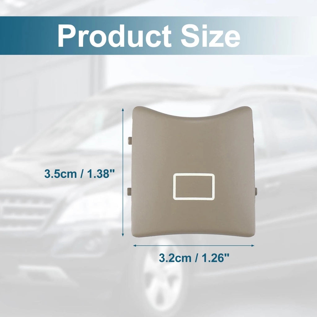 Sunroof Window Switch Button Cover for Mercedes-Benz ML500 ML350 (2006–2011) Khaki