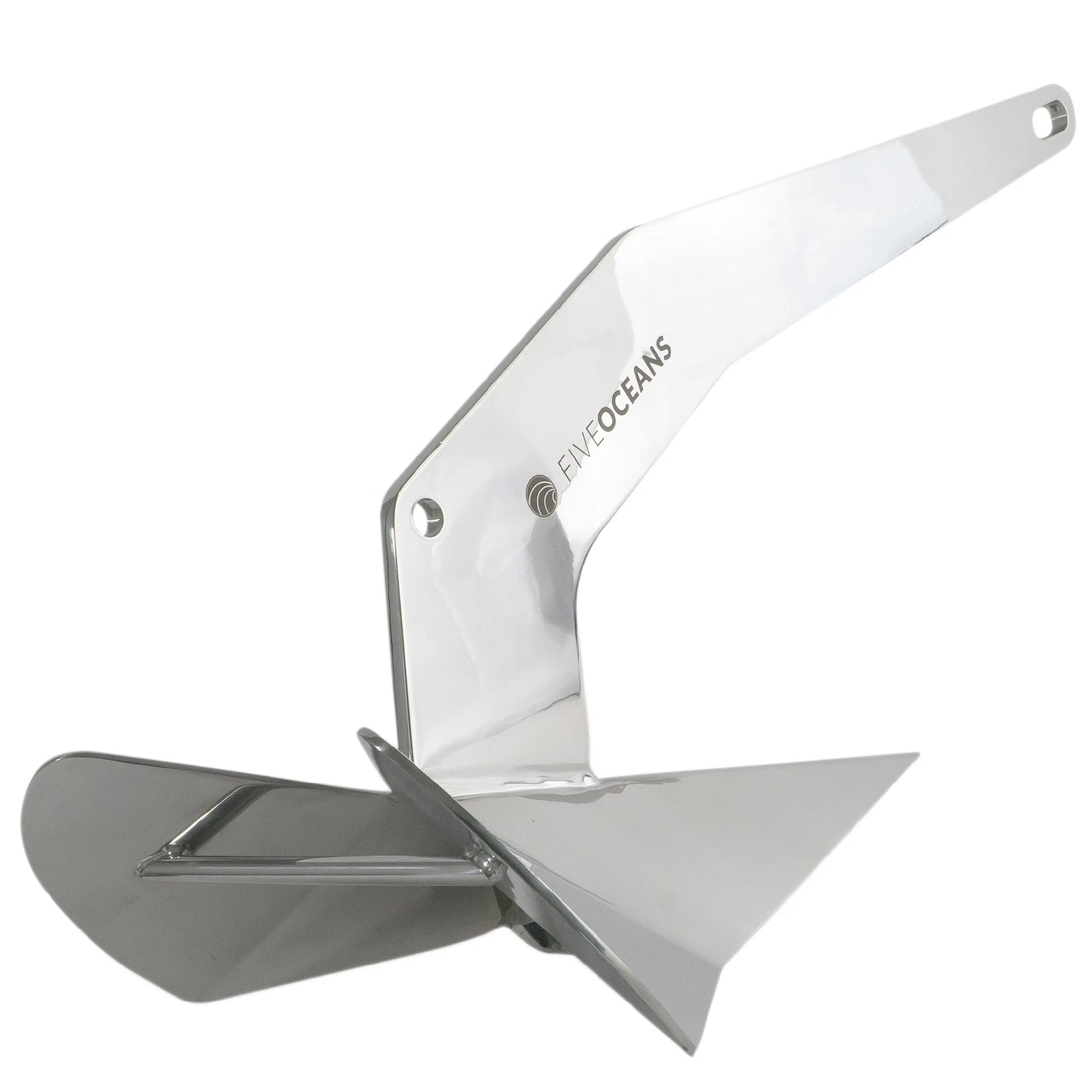Delta Style Wing Anchor 22 Lb Solid Polished Stainless Steel for Boat