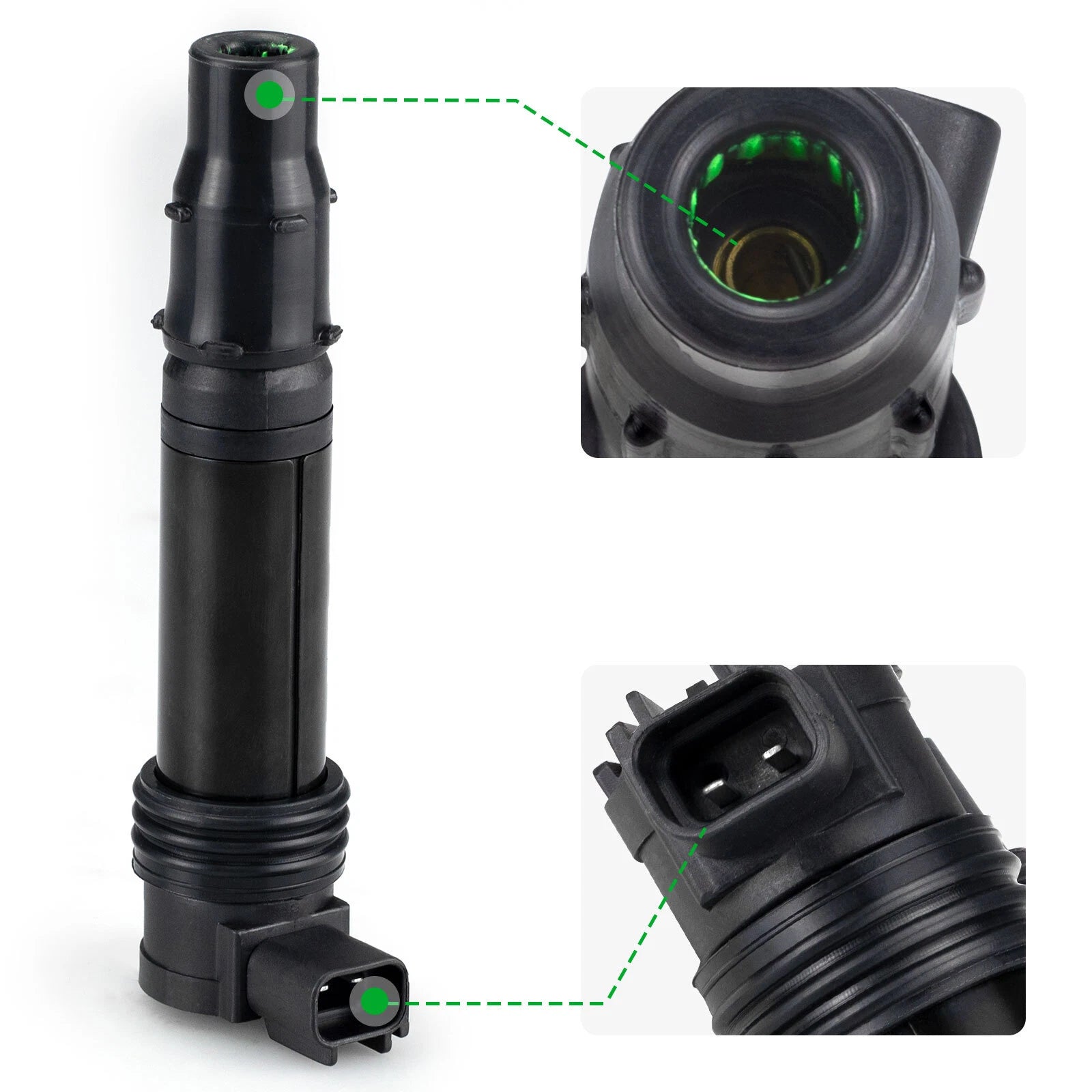 Ignition Coils & Iridium Spark Plugs for Kawasaki Ninja ZX600 (2000-2009)