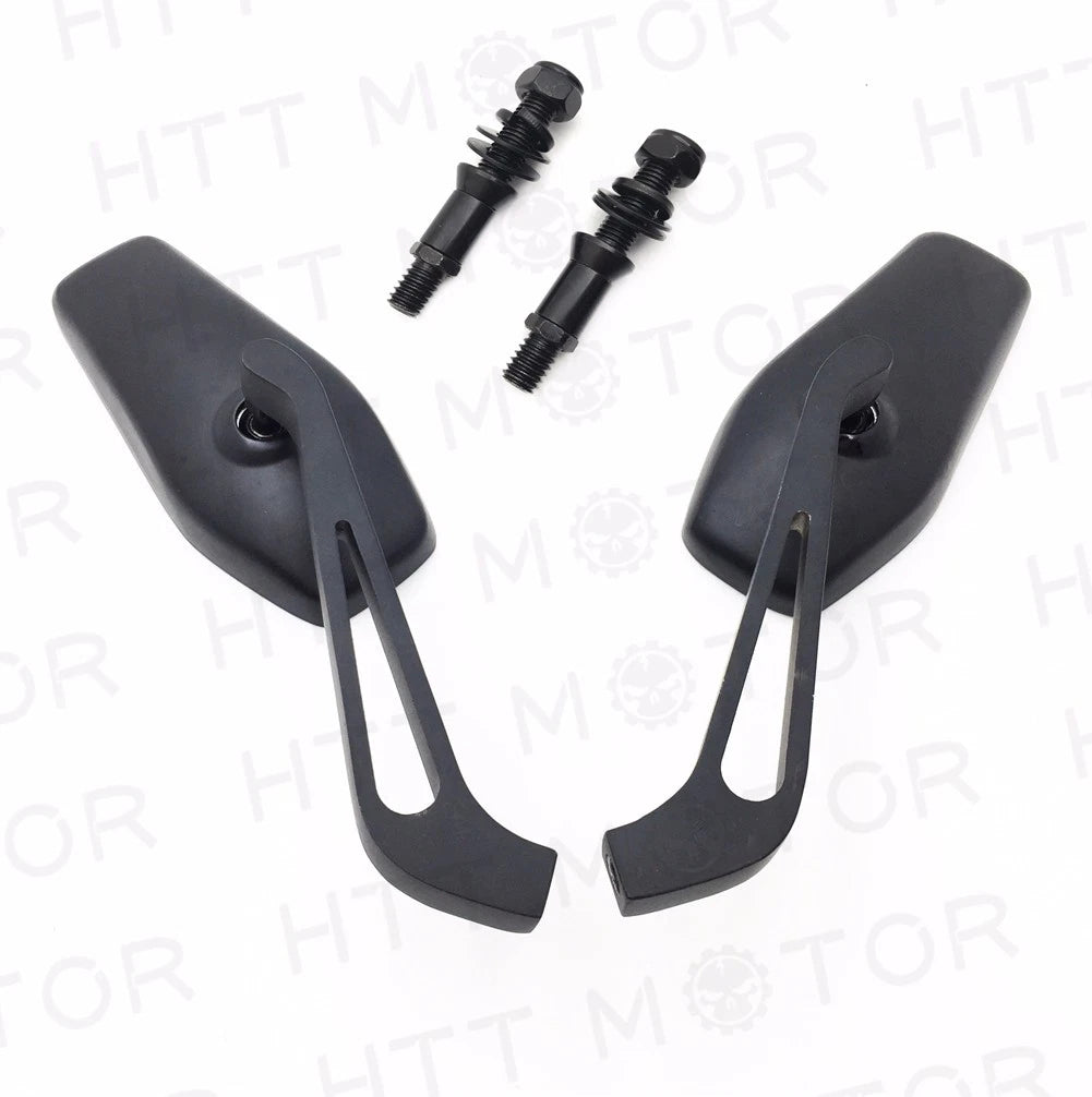 Aluminum Rear View Side Mirrors for Harley Cruiser Chopper