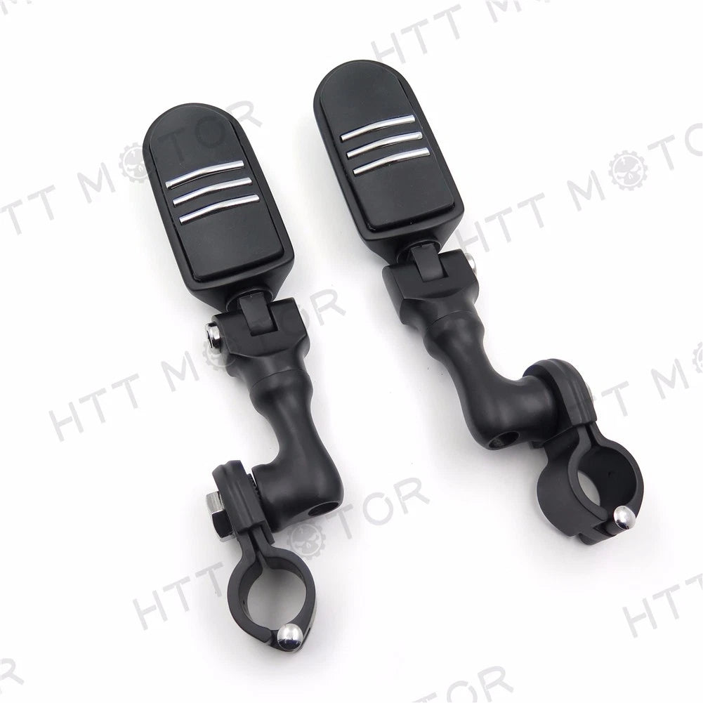 HTTMT Adjustable Foot Peg for Triumph Rocket (1" 25mm) Black