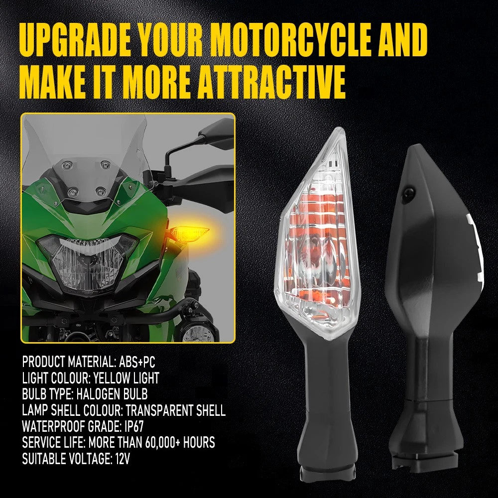 2X Turn Signal Lights for Kawasaki Ninja 400 (2018–2023) EXV
