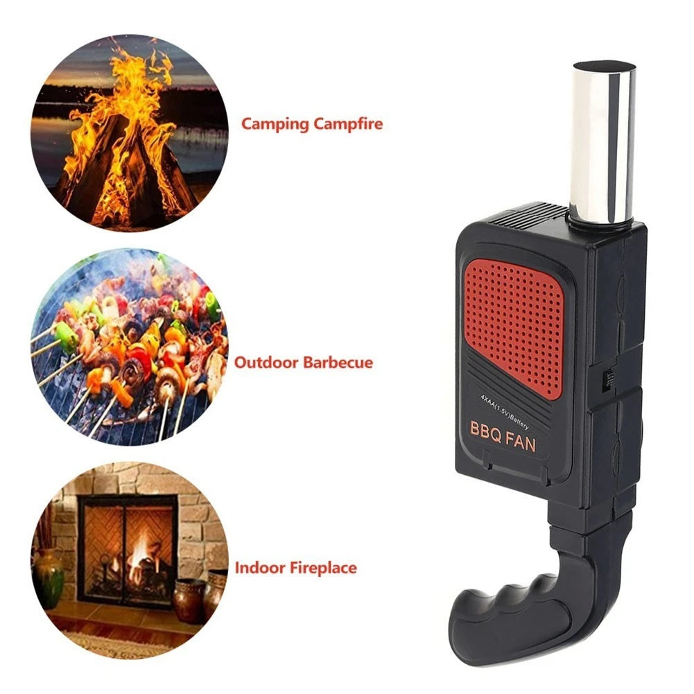 Electric BBQ Fan Charcoal Starter for Grill Accessory
