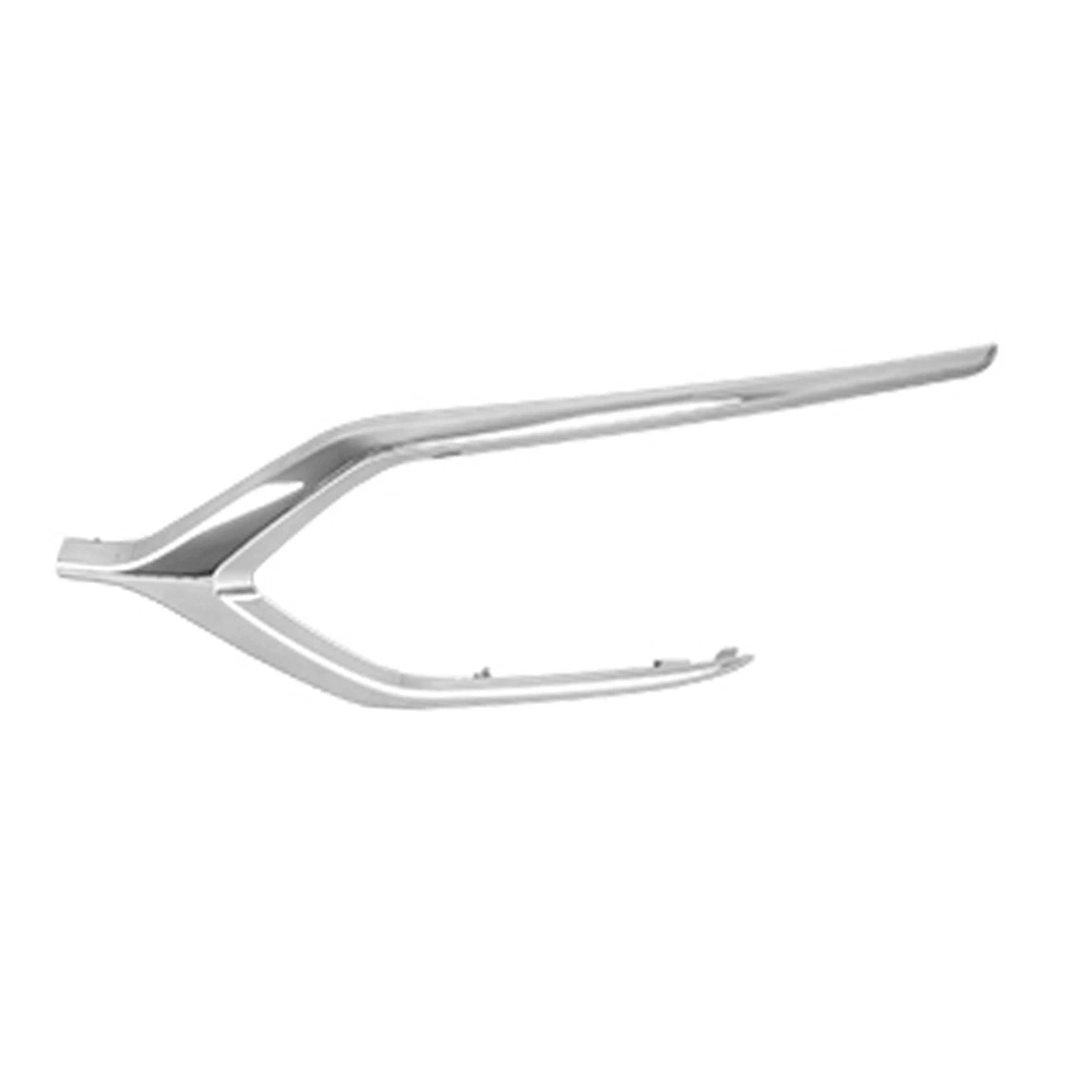 Replacement Front Driver Side Bumper Cover Molding Chrome ABS for Honda