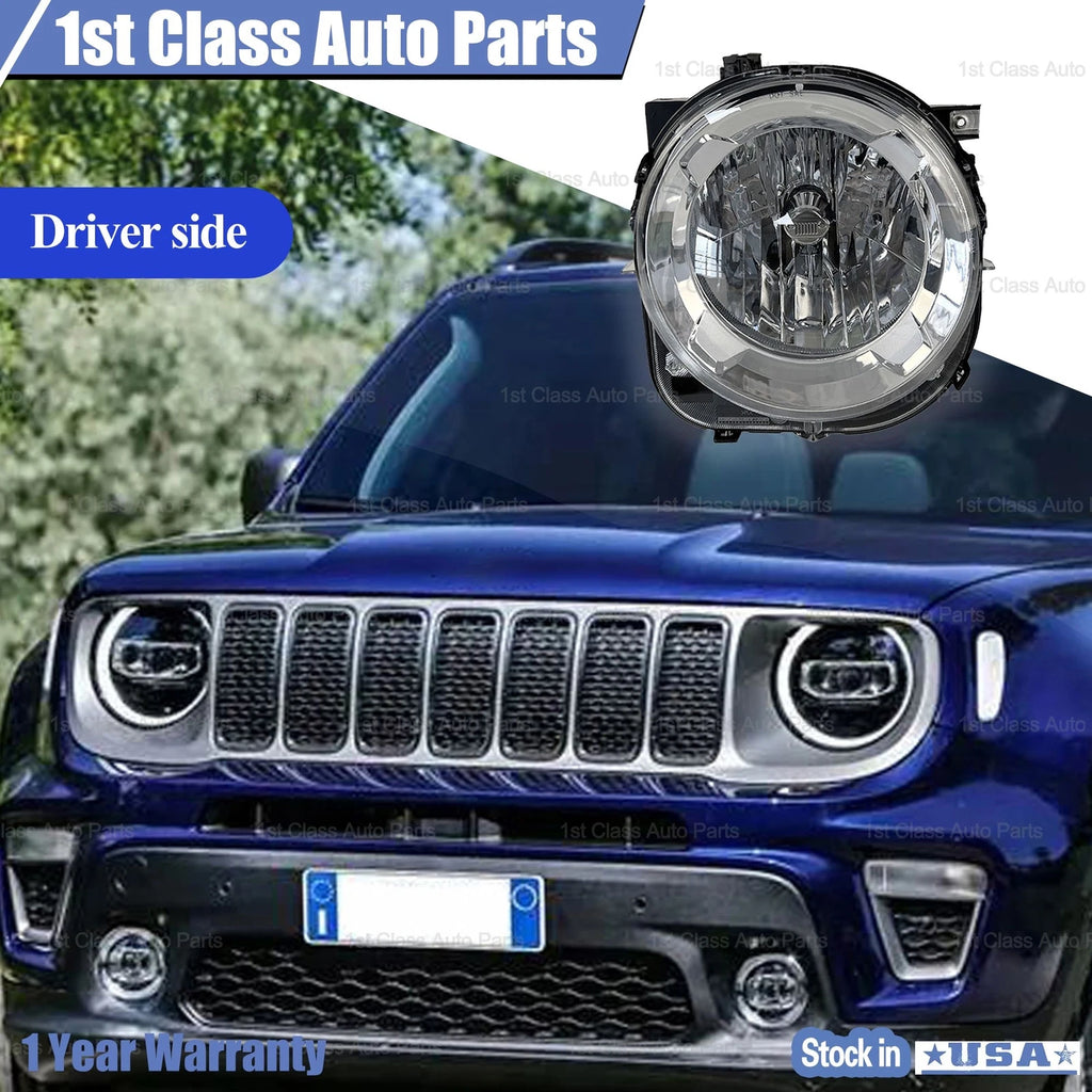 Headlight Headlamp Driver Side for Jeep Renegade (2015–2018) CH2502273