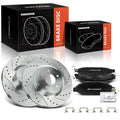 Front Drilled Brake Rotors & Pads for Nissan Murano (2015–2023) INFINITI QX60