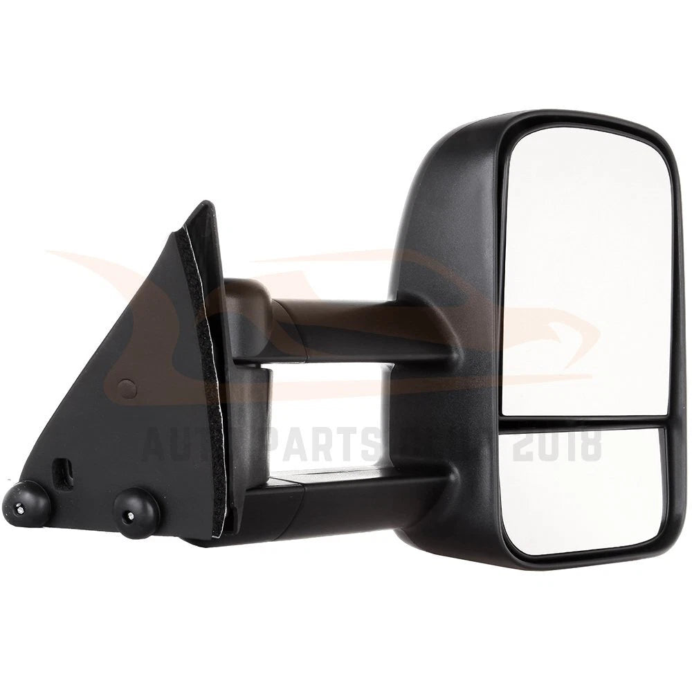 Pair of Folding Manual Black Towing Mirrors for C/K 1500/2500/3500 (1988–1998)