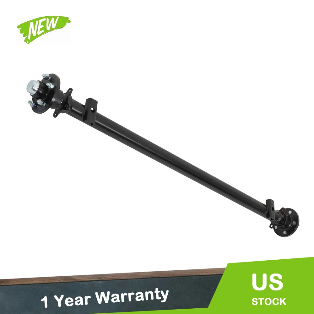 3500lbs 5 Lug Axle for 61" Hub Face, 46" Spring Center, 48" Wide Frame