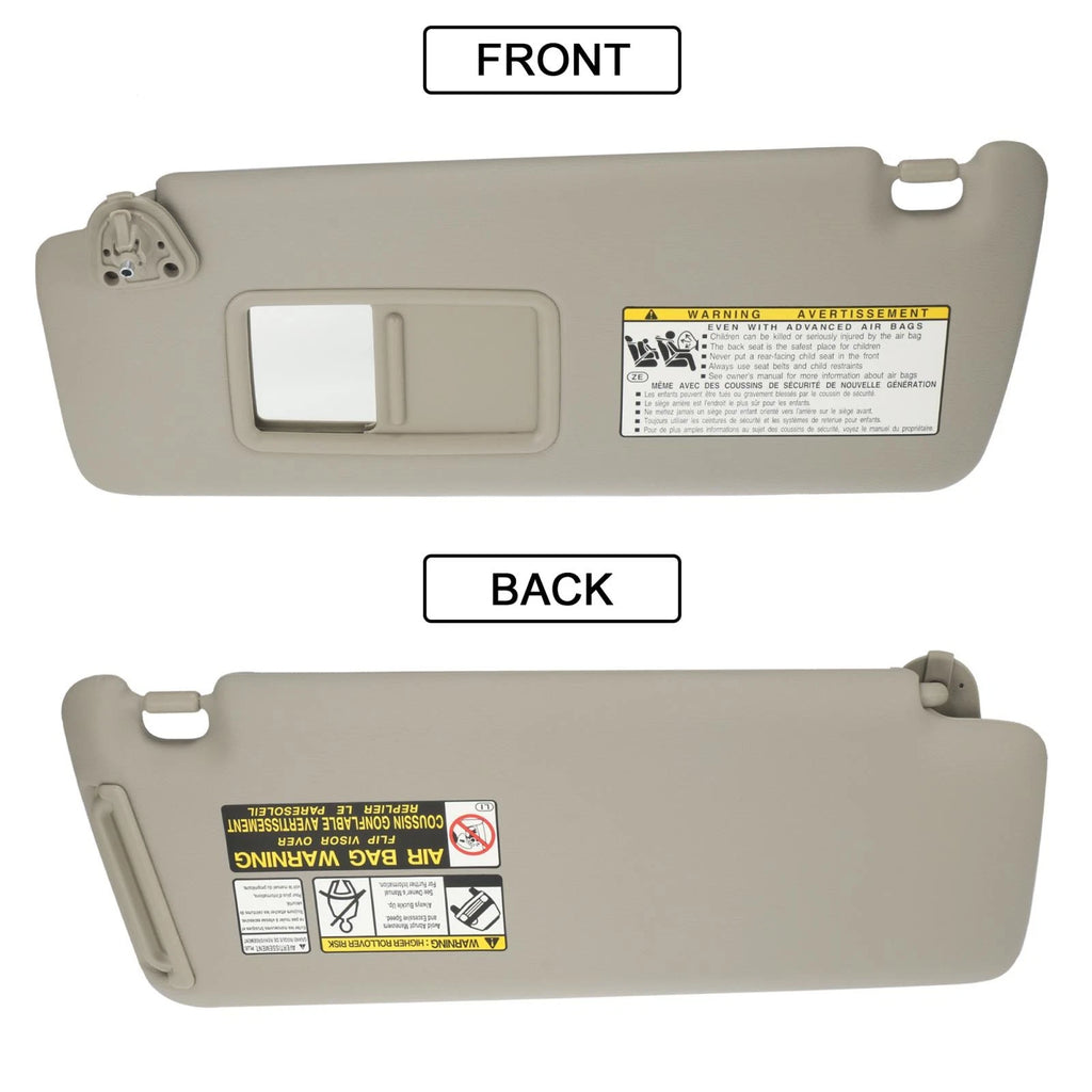Front Left Sun Visor for Toyota Highlander (2004–2007) 74320-48260-A0