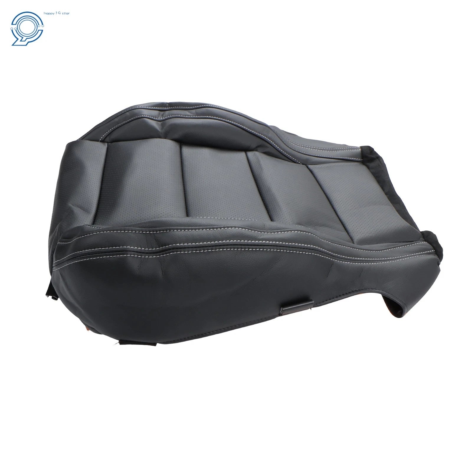 Front Passenger Bottom Seat Cover for Ford Mustang (2015–2023) Perforated Black