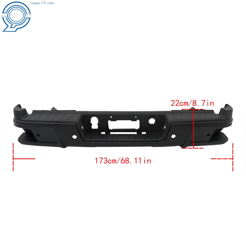Complete Rear Step Bumper for Chevy Colorado GMC Canyon (2019–2021) W/Sensor Holes