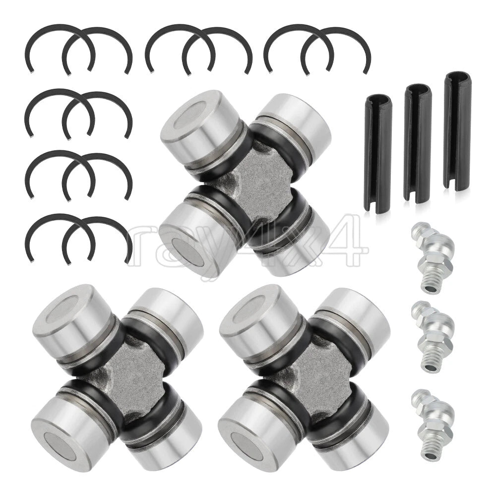 3X Front Rear Prop Shaft U-Joint for Polaris Ranger Crew XP 900 1000 (2017–2019)