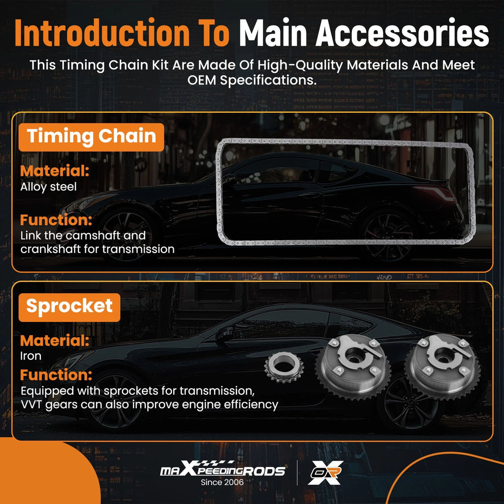 Timing Chain Kit with VVT Gear for Mini Cooper Countryman Paceman (2007–2016)