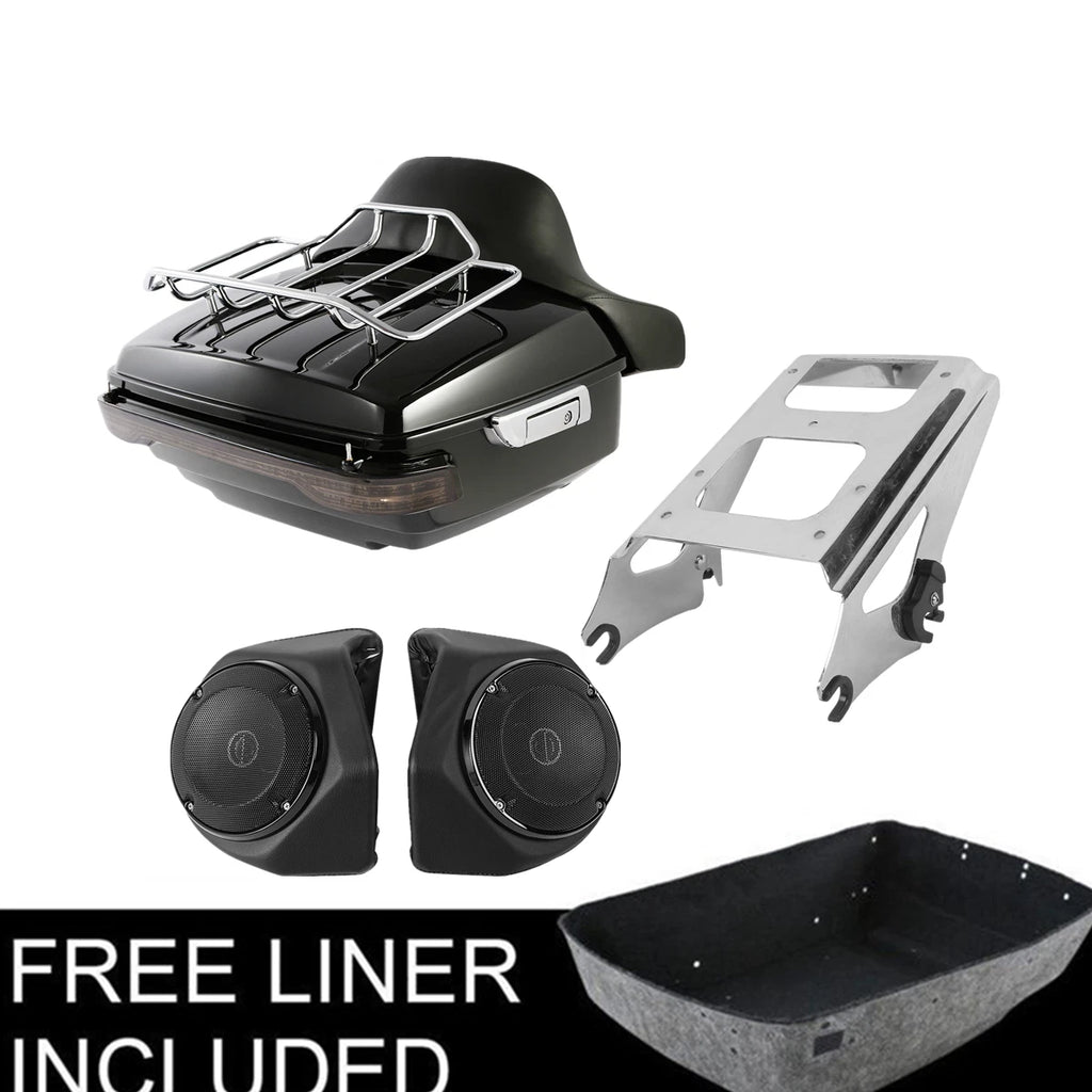 LED Tail Light Speakers Mount Rack for Harley Touring (2009–2013)