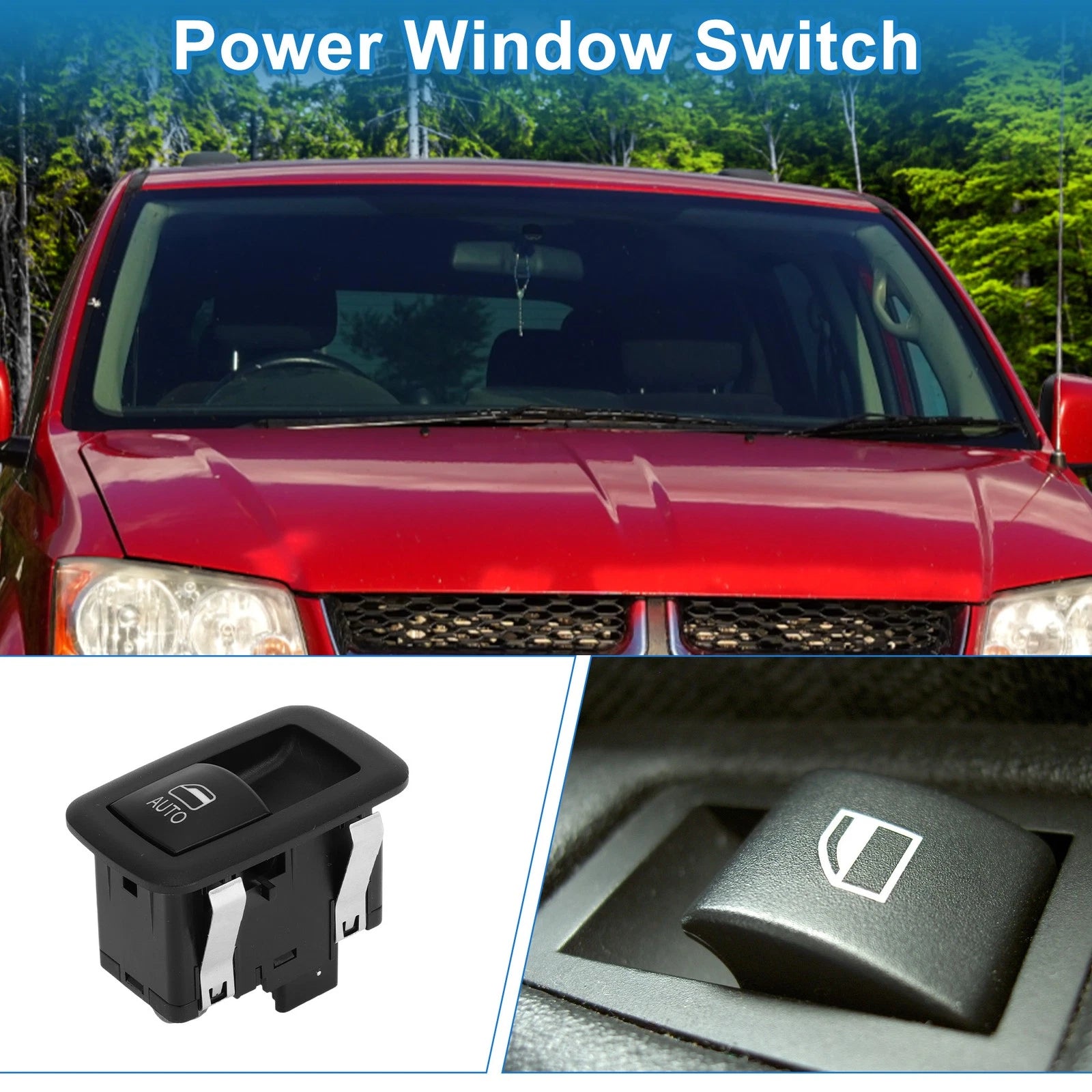 Power Window Switch for Dodge (Rear Passenger Side)