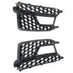 Set of 2 Front Bumper Fog Lamp Grille Covers for Audi A5 S-line S5 (2013–2017)