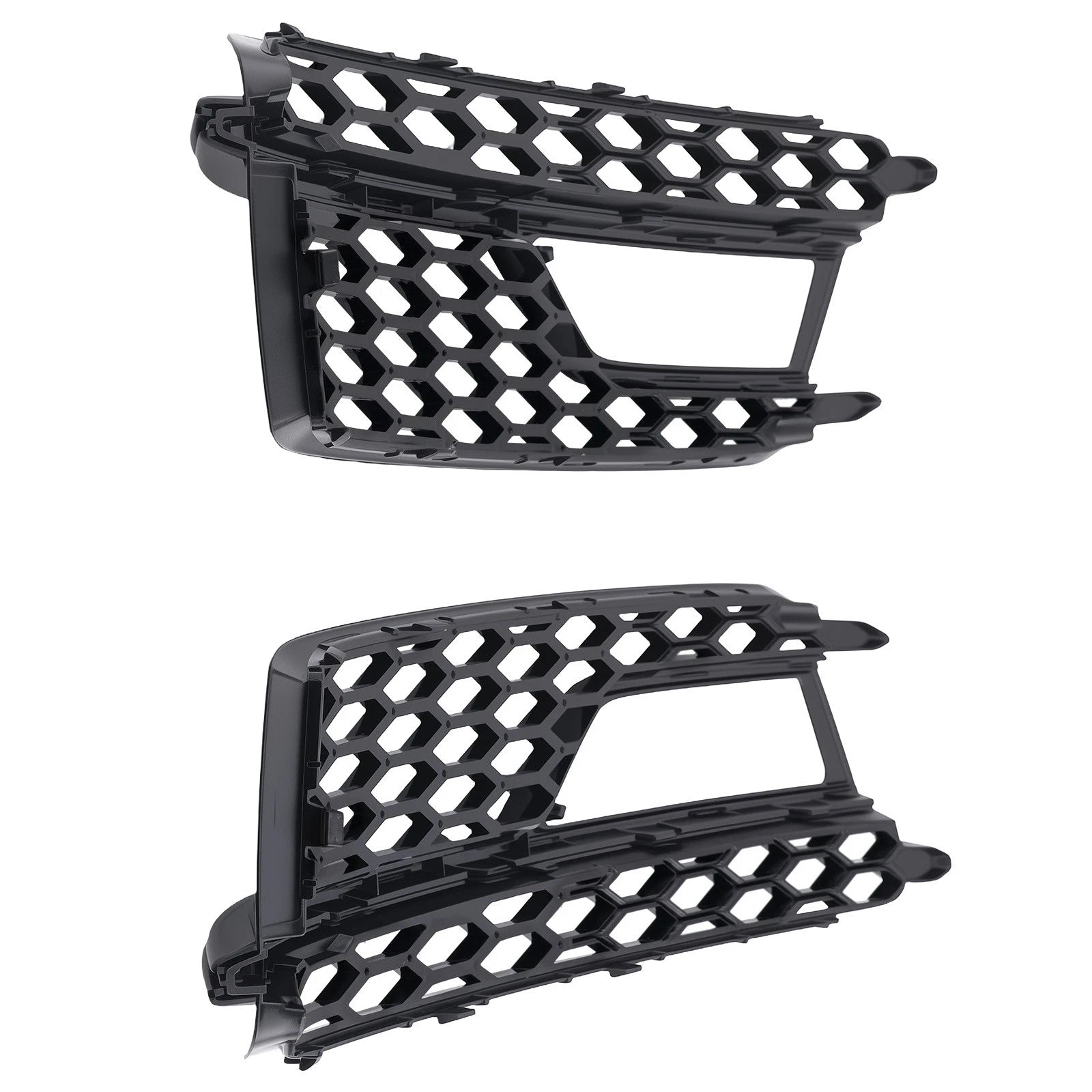 Set of 2 Front Bumper Fog Lamp Grille Covers for Audi A5 S-line S5 (2013–2017)