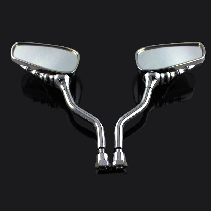 Skull Skeleton Hand Rearview Mirrors for Motorcycle (8mm)