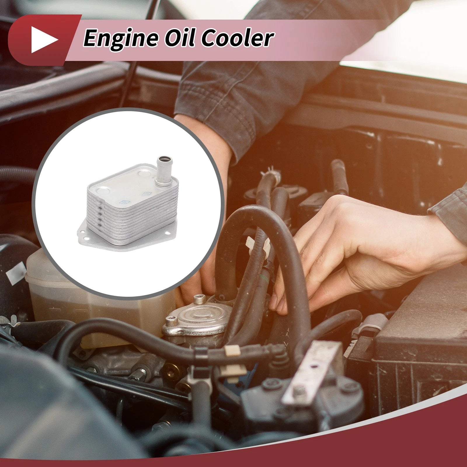 Engine Oil Cooler for Hyundai I30 (2008–2012) No. 264102A300