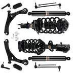 Front Rear Strut + Control Arm + Sway Bar + Tie Rod for Town & Country Grand Caravan
