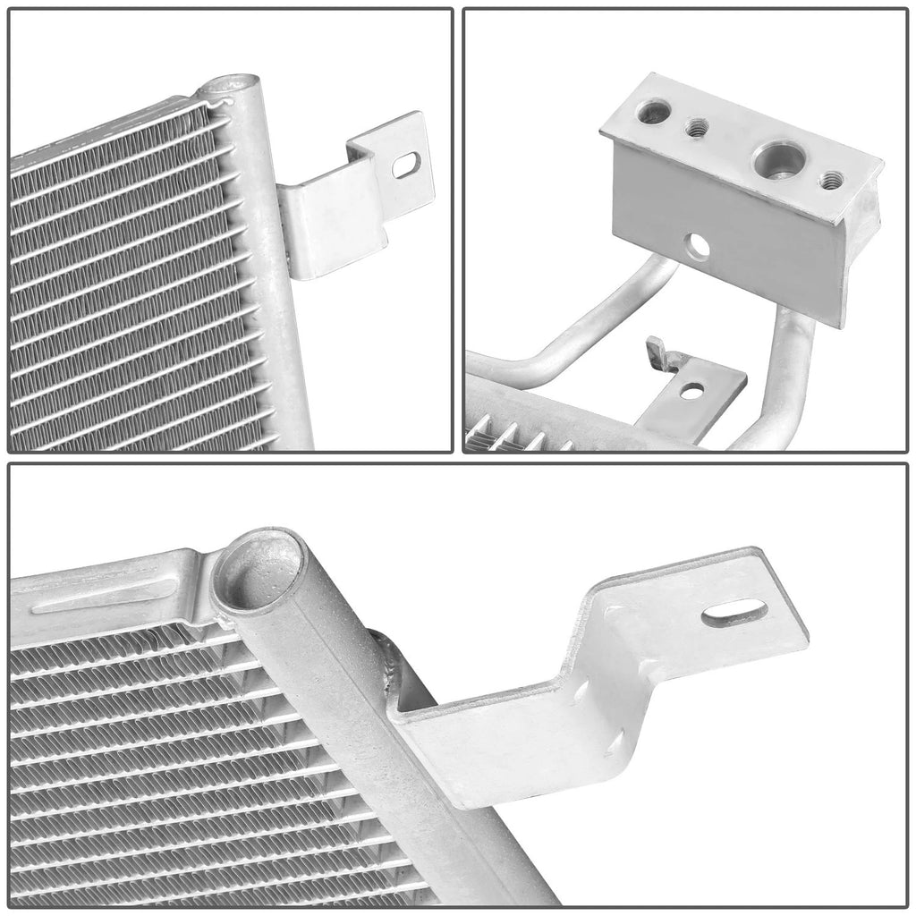 A/C Condenser for Jeep Wrangler (2007–2011) Aluminum Manual Transmission
