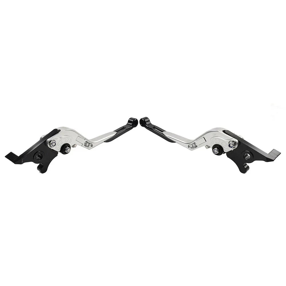 Silver CNC Extendable Brake Clutch Levers for BMW R1200/1250GS (2013-2020)
