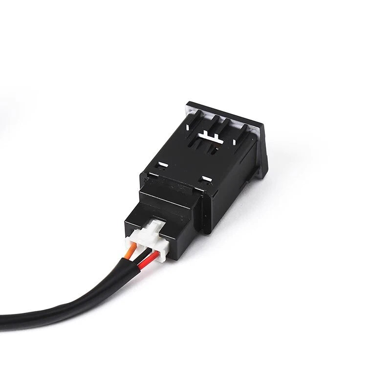 USB-A QC3.0 Charger Port Socket Kit for Transporter (2015–2024) LED Red