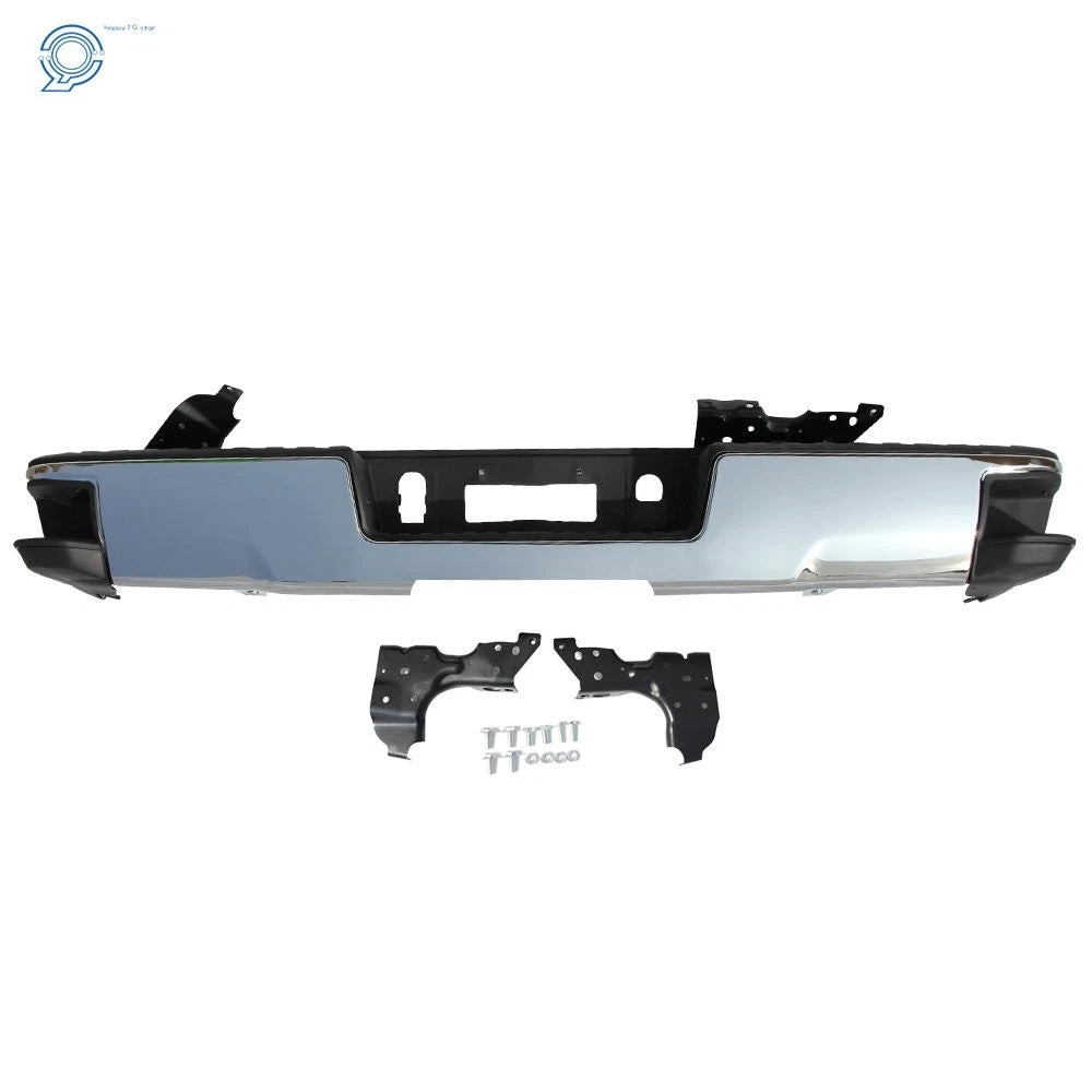 Rear Bumper Step Assembly for Chevy Silverado/GMC Sierra 1500 (2014-2018) Chrome