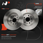Rear Disc Brake Rotors for Jeep Wrangler JL (2018–2021) 328mm