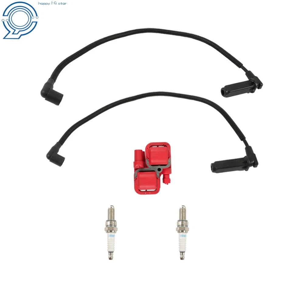 Ignition Coil & Spark Plug Set for Polaris RZR S 800 (2011-2014)