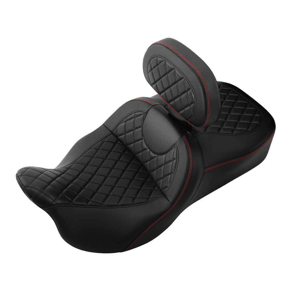 Driver Passenger Seat & Rider Backrest for Harley Touring Tri Glide (2009–2023)